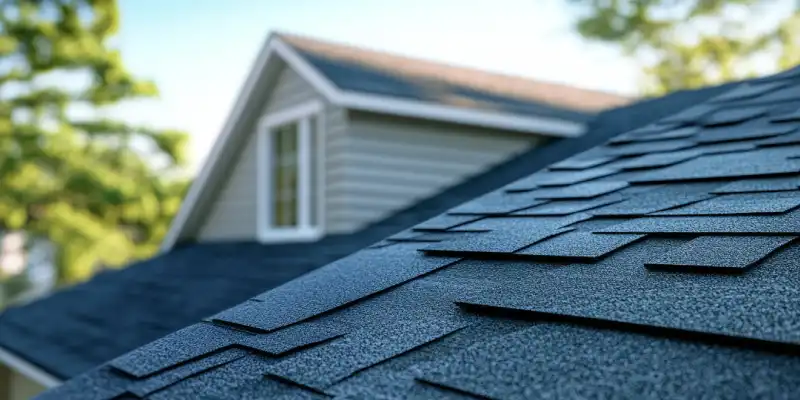 Professional residential roofing team working on a steep-pitch roof replacement at 13225 State Route 39, Big Prairie, Ohio, showcasing expert craftsmanship and precision